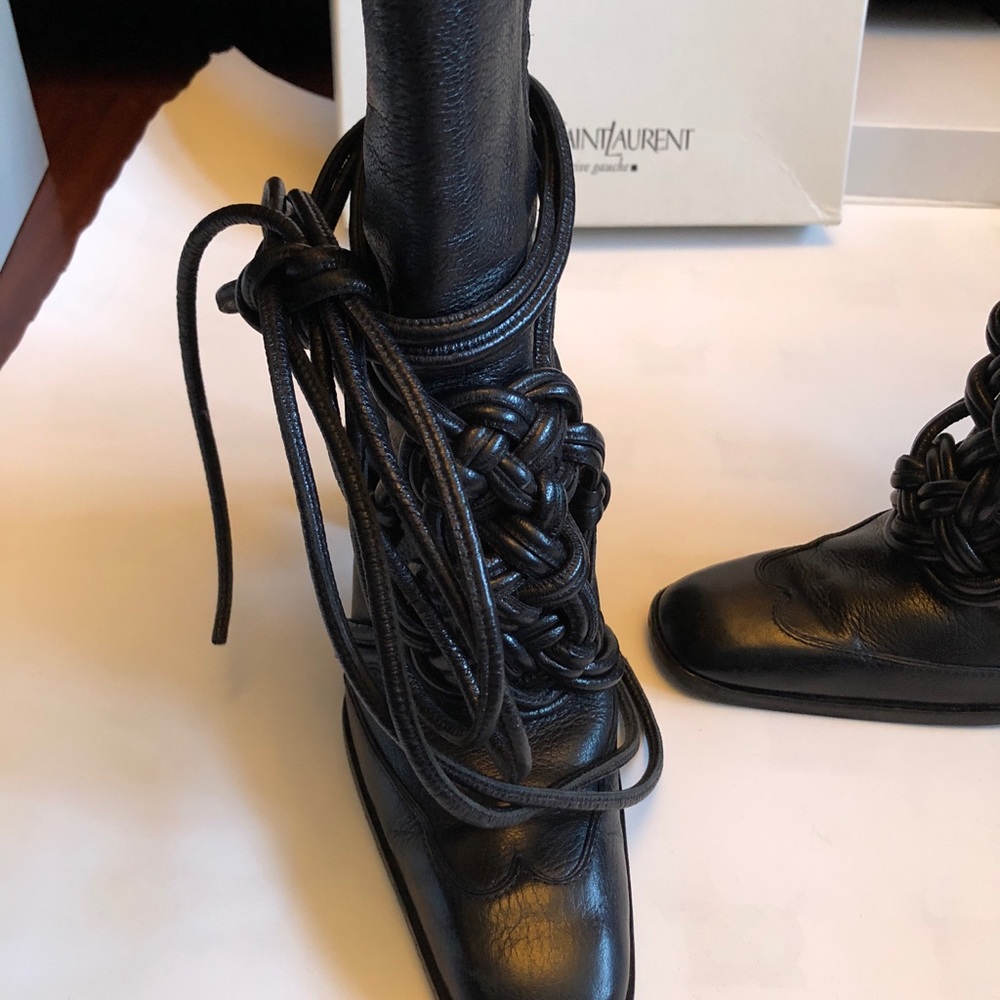 Tom Ford for Yves Saint Laurent Leather Boots - Picture 3 of 7